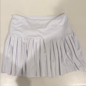Goldhinge white tennis skirt pleated small
